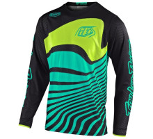 Джерсі TLD GP AIR LS Jersey [DRIFT BLACK/TURQUOISE] розмір L
