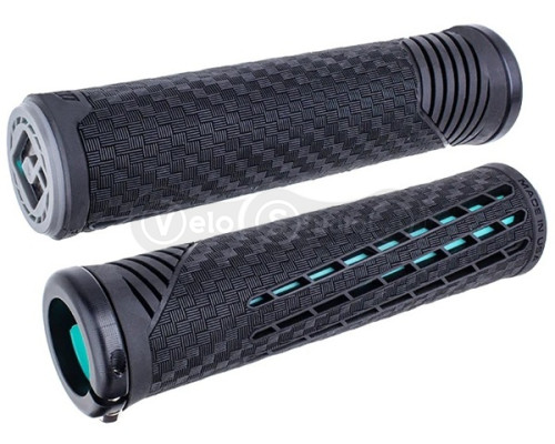 Грипсы ODI CF Grip v2.1 Lock-On Black / Mint