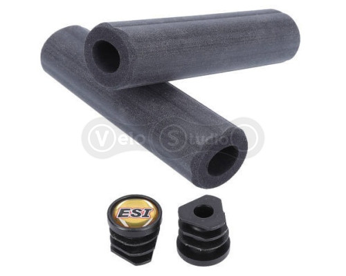 Грипси ESI Fatty's Silicone Bicycle Grips Black (чорні) 35 мм