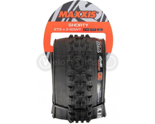 Вело покрышка MAXXIS SHORTY 27.5X2.40WT TPI-60X2 Foldable 3CG/DH/TR