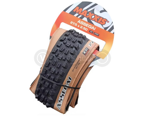 Вело покришка MAXXIS ASSEGAI 27.5X2.50 TPI-60 Foldable EXO/TR/TANWALL
