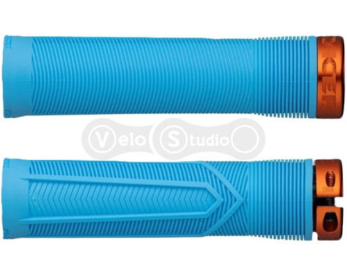 Грипсы RACE FACE CHESTER LTD, 34 мм, LIGHT BLUE, ORANGE