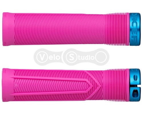 Грипсы RACE FACE CHESTER LTD, 34 мм, MAGENTA, TURQUOISE
