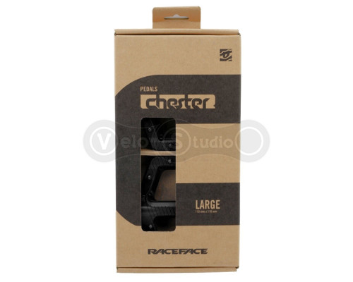 Педали RACE FACE CHESTER 2025, LARGE, BLACK