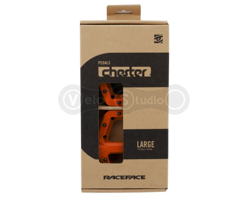 Педалі RACE FACE CHESTER 2025, LARGE, ORANGE