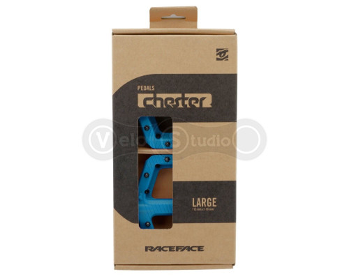 Педали RACE FACE CHESTER 2025 SMALL, TURQUOISE