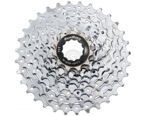 Кассета SunRace CSM90 9AV U, 9 скоростей, 11-34T, Zinc