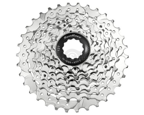 Касета SunRace CSM66 8AV, 8 швидкостей, 11-34T, Nickel