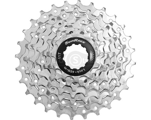 Касета SunRace CSM63 7AS, 7 швидкостей, 11-28T, Nickel
