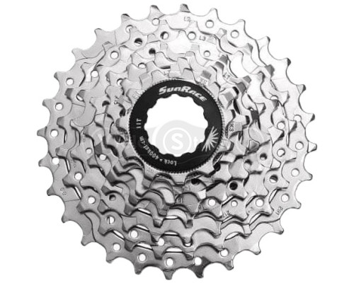 Касета SunRace CSM40 7AS U, 7 швидкостей, 11-28T, Zinc