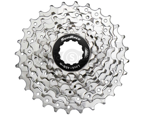 Касета SunRace CSR91 9AQ, 9 швидкостей, 11-25T, Nickel