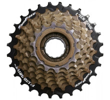 Тріскачка SunRace MFM2A 7CS 2, 7 швидкостей, 14-28T, Brown/Black