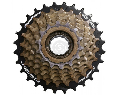 Тріскачка SunRace MFM2A 7CS 2, 7 швидкостей, 14-28T, Brown/Black