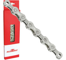 Цепь SunRace CNM94 Silver 9 скоростей, 116 звеньев, с замком