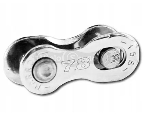 Замок ланцюга SunRace CNQ87 Silver, 8/7 швидкостей, блістер 10шт