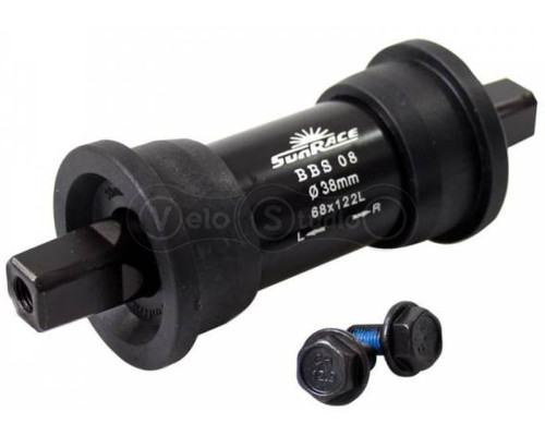 Каретка SunRace BBS08, під квадрат, 68/122 мм болти в комплекті