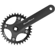 Шатуны SunRace FCM80U под квадрат, 170 мм, 32T, на 11/10/9 скоростей, с защитой