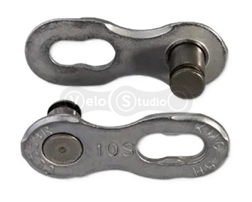 Замок ланцюга KMC 10R Silver EPT 10 швидкостей, 1 замок (polybag)