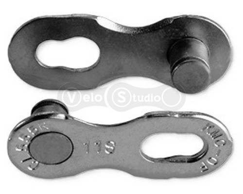 Замок цепи KMC 11R Silver EPT 11 скоростей, 1 замок (polybag)