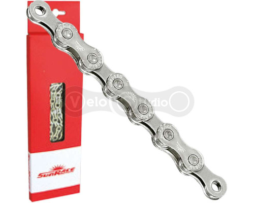 Цепь SunRace CN11A Silver 11 скоростей, 126 звеньев, с замком