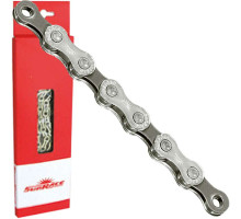 Цепь SunRace CN10A Silver/Gray, 10 скоростей, 126 звеньев, с замком