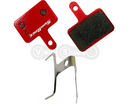 Тормозные колодки дисковые SunRace DPS10, Органика, под Shimano, Tektro
