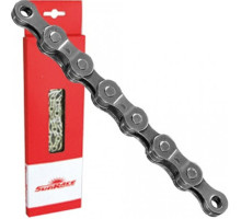 Цепь SunRace CNM54 Gray 7-6 скоростей, 116 звеньев, с соединительным пином