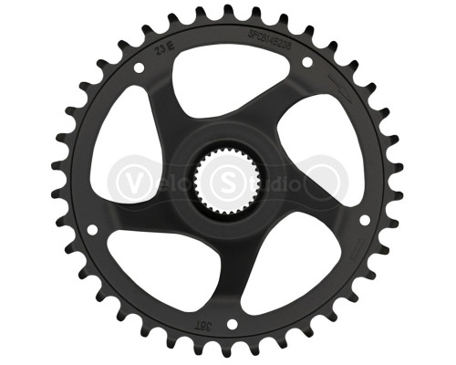 Звезда шатунов KMC Bosch Gen 4 52мм 38Т Super Narrow черная 11/128"