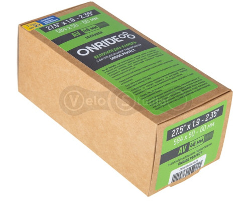 Камера ONRIDE с герметиком Perfect 27,5x1.9-2.35 (584x50-60) AV 48