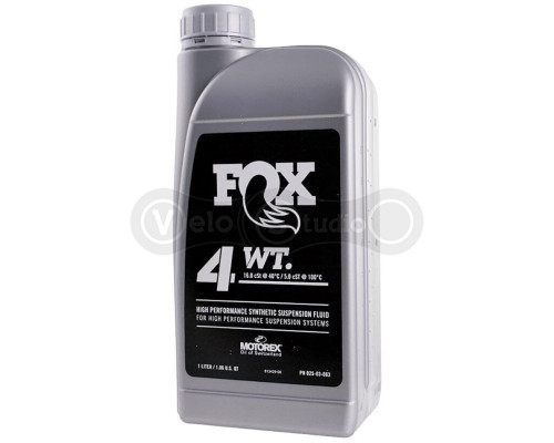 Олія Fox Racing Shox 4 WT Synthetic Suspension Fluid 1 літр