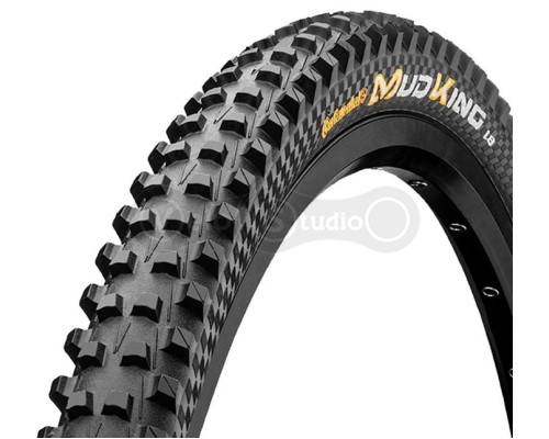 Вело покришка Continental MudKing, 27.5x1.80, BlackChili, ProTection, Tubeless Ready, Skin, чорна