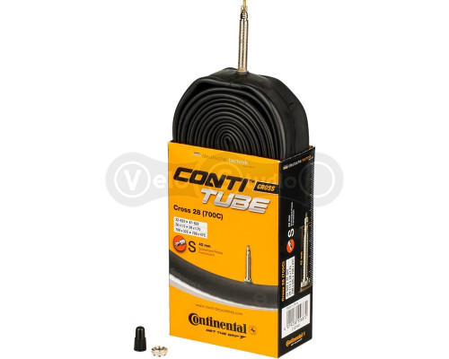 Вело камера Continental Cross 700x32C-47C, 28x1.50-1.75, S42, 160 г