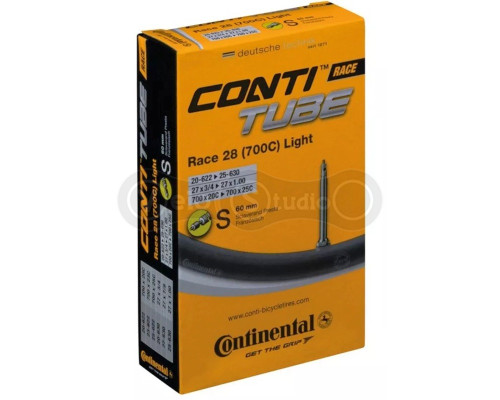 Вело камера Continental Race Light, 700х20C-25C, S60mm