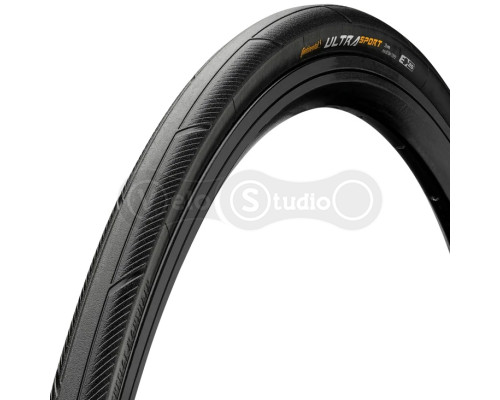 Вело покришка Continental Ultra Sport III 700 x 25C, чорна, складана, skin