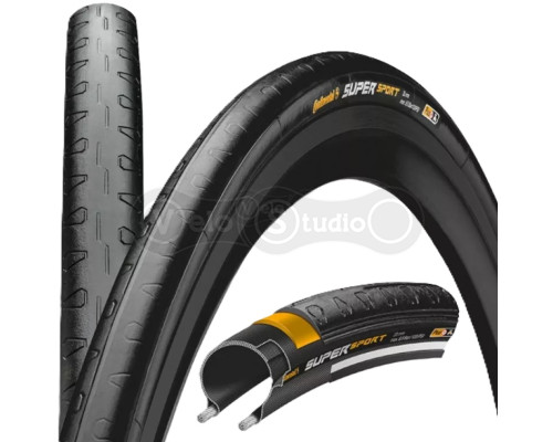 Вело покришка Continental Super Sport Plus 700 X 25C, чорна, не складана