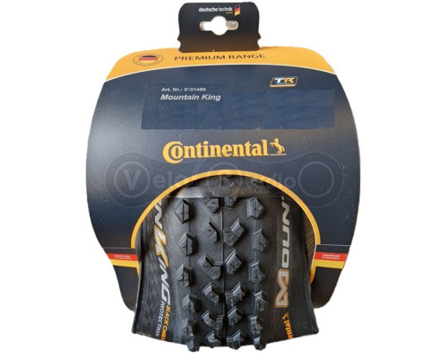 Вело покришка безкамерна Continental Mountain King ShieldWall, 27.5 x 2.60, чорна, складана