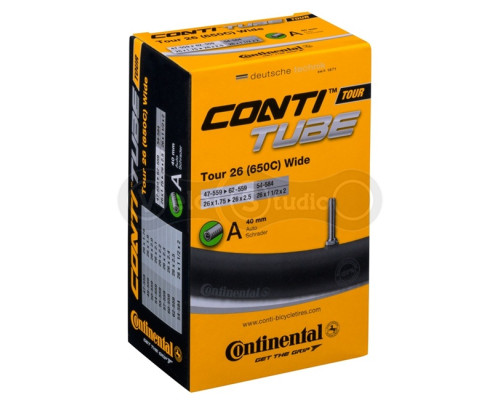 Вело камера Continental Tour Tube Wide 26x 1.75-2.50 A40 RE [47-559->62-559]