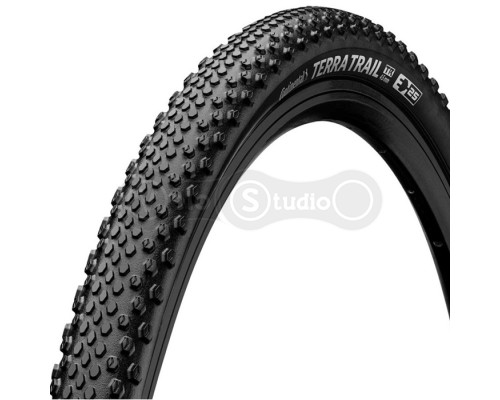 Вело покришка безкамерна Continental Terra Trail ShieldWall 700 x 35C (28 x 1.35) чорна, skin SL