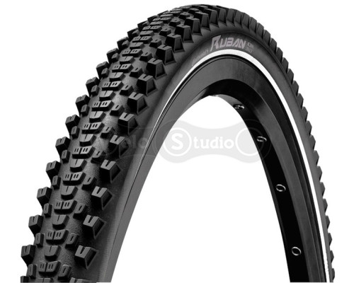 Вело покрышка Continental Ruban 29 x 2.10 черная не складная skin SL