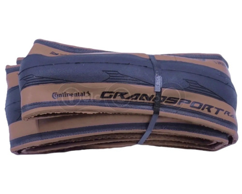 Вело покришка Continental Grand Sport Race 700 x 28C, Black/Brown, складана, skin