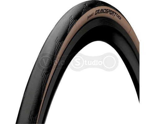 Вело покришка Continental Grand Sport Race 700 x 28C, Black/Brown, складана, skin
