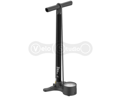 Напольный насос LEZYNE MACRO FLOOR DRIVE HV DV Манометр 3,5 Черный матовый 100psi Y18