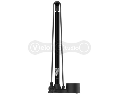 Напольный насос LEZYNE MACRO FLOOR DRIVE HV DV Манометр 3,5 Черный матовый 100psi Y18