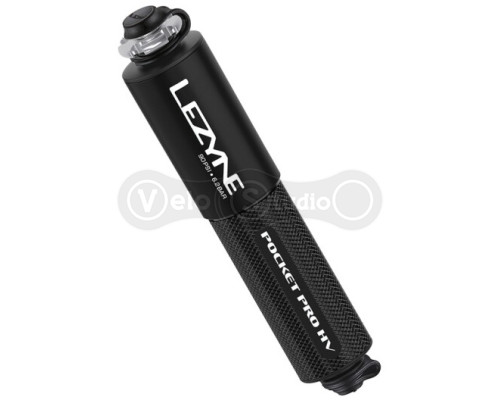 Ручной насос Lezyne Pocket Drive Pro НV Черный матовый 90psi - 144 мм