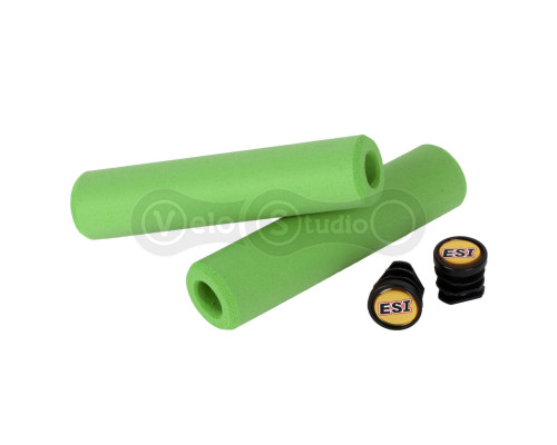 Грипси ESI Extra Chunky Green (зелені) – 34 мм