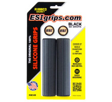 Грипси ESI Ribbed Chunky Black Silicone Bicycle Grips - 32 мм