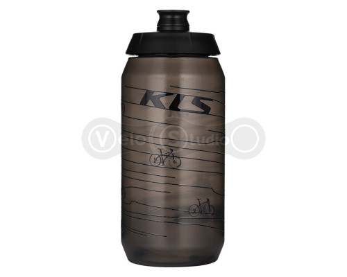 Фляга KLS Kolibri 550 мл прозрачный черный