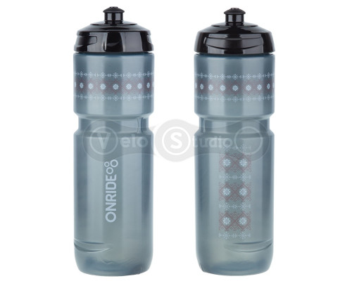 Фляга ONRIDE Own 800 мл, чорна прозора