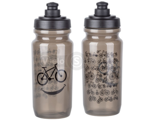 Фляга ONRIDE Grin 550 мл прозора чорна