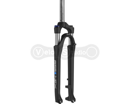 Вилка SUNTOUR NEX 700C Disc HLO хід 63 мм чорна